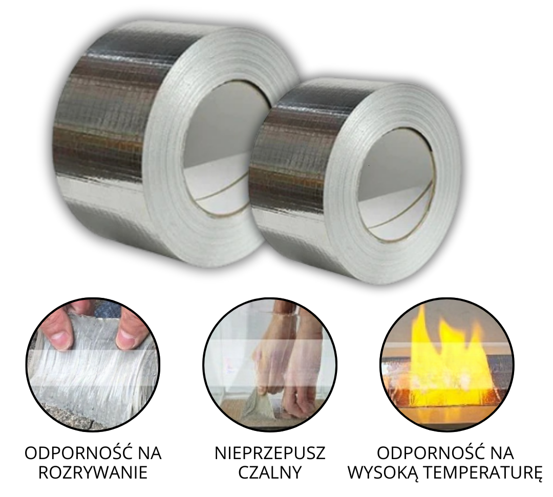 Wytrzymała Aluminiowa Taśma Uszczelniająca