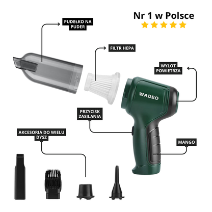 Przenośny Odkurzacz Samochodowy 3 w 1