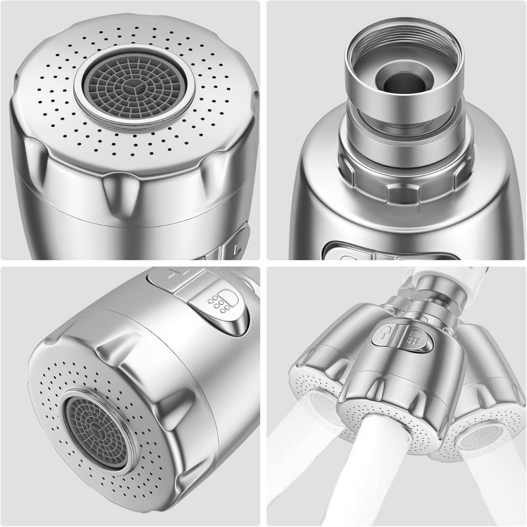 Elastyczna głowica kranu z 2 trybami pracy