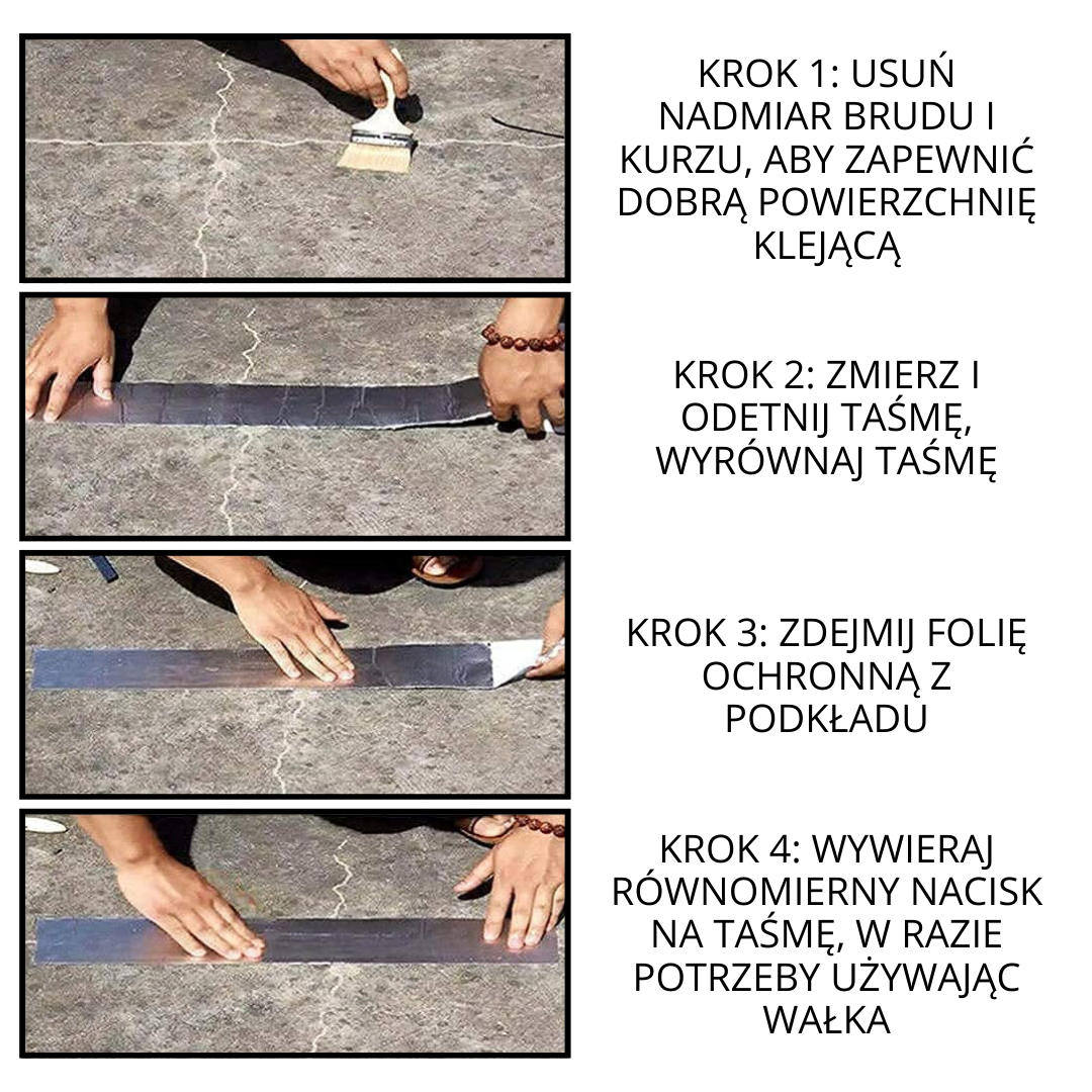 Wytrzymała Aluminiowa Taśma Uszczelniająca