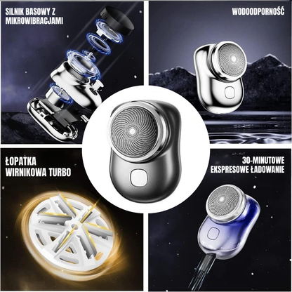 Mini Przenośna mini golarka elektryczna - ShaverPRO