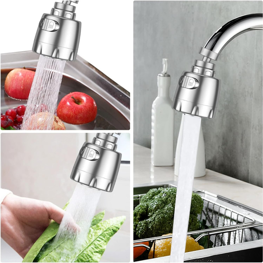 Elastyczna głowica kranu z 2 trybami pracy