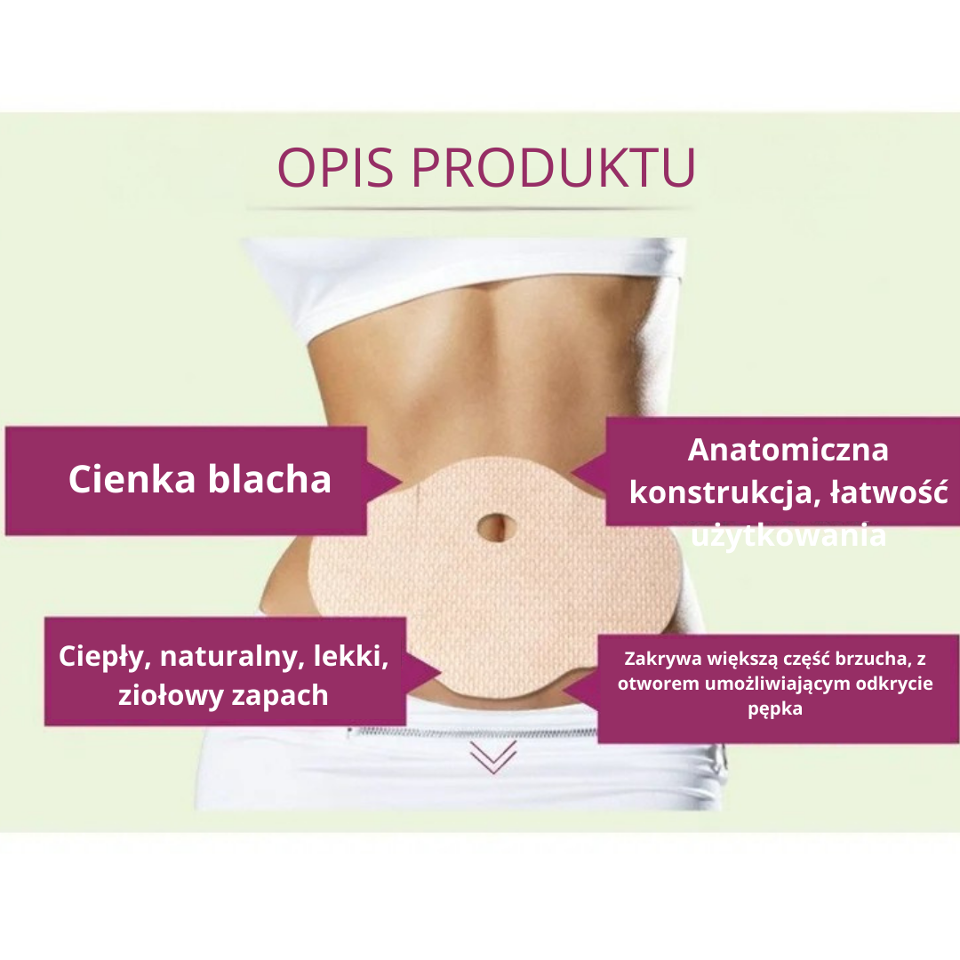 Plastry Odchudzające Na Brzuch - ZESTAW 5