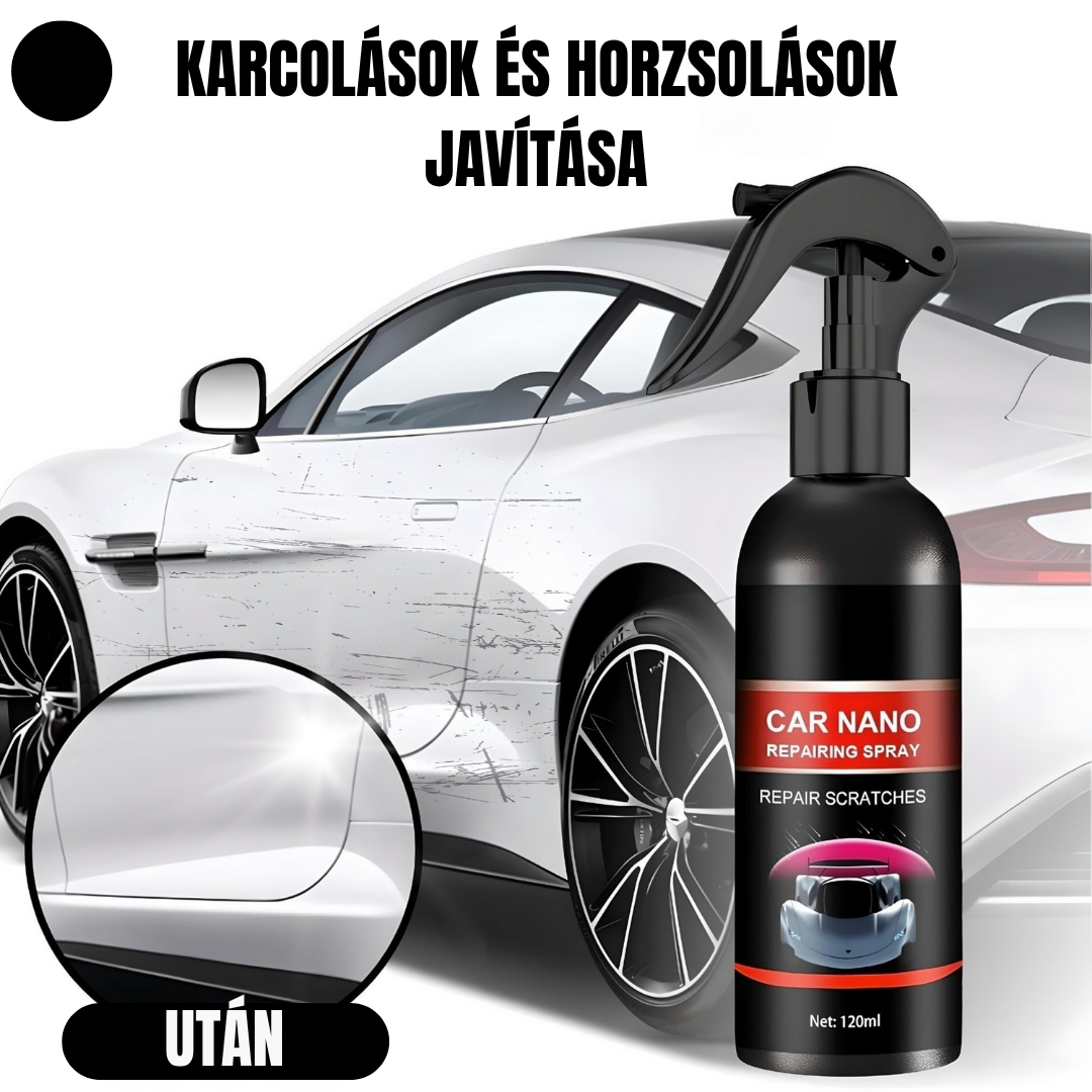 Wosk w sprayu do ochrony i naprawy zadrapań