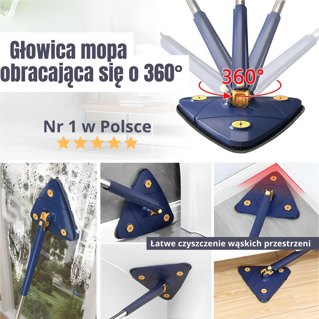 Trójkątna mopa 360º