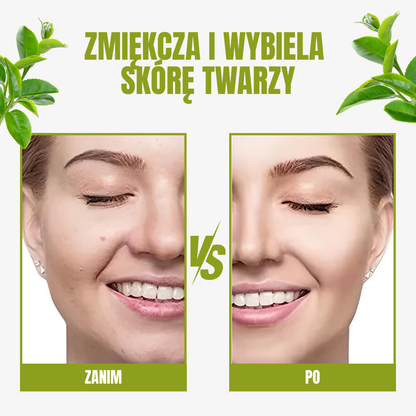 Zielona maseczka do twarzy Oferta 3 x 1