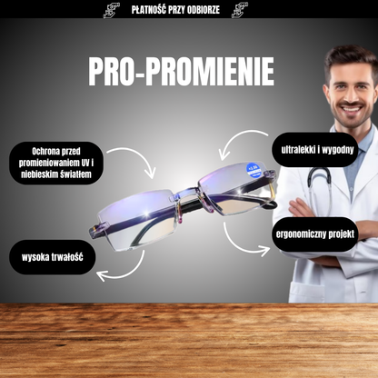 Inteligentne Okulary Antyradiacyjne Vision™ + Skórzane Etui