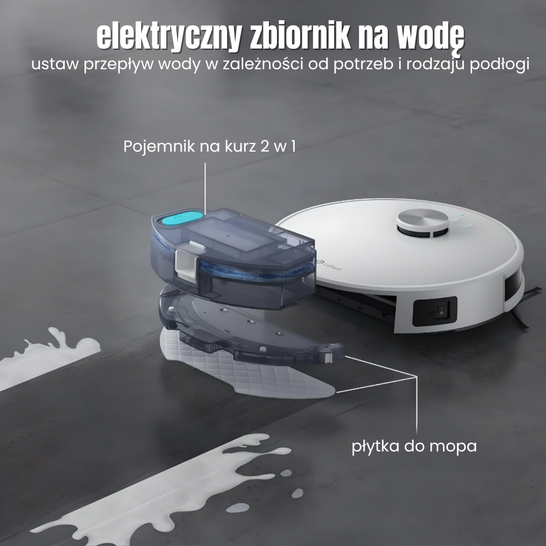 Inteligentny robot odkurzający 5 w 1