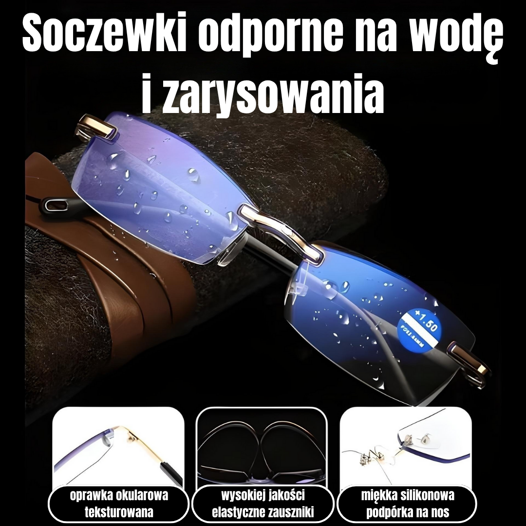 Inteligentne Okulary Antyradiacyjne Vision™ + Skórzane Etui