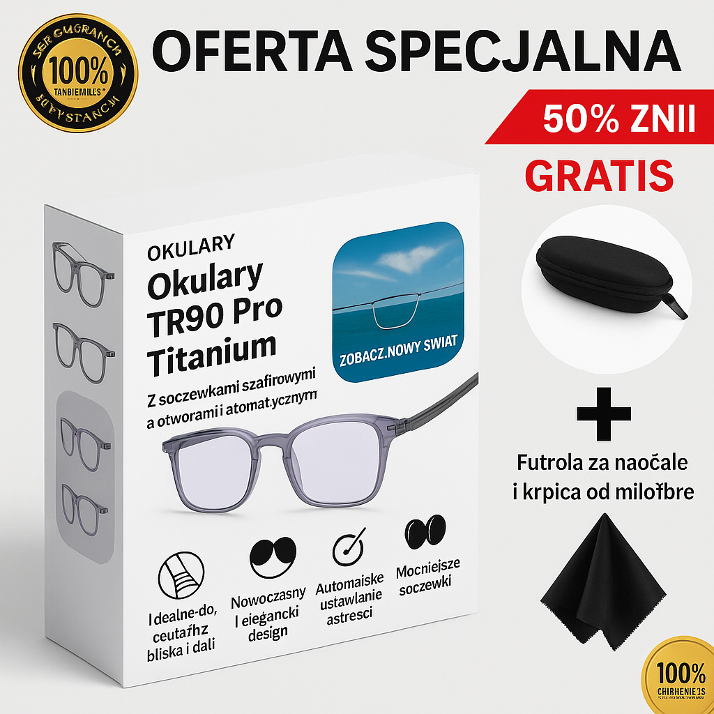 Inteligentne Okulary Antyradiacyjne Vision™ + Skórzane Etui
